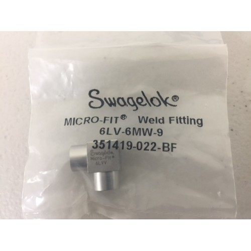 Winkelschweißstück, Edelstahl 316L VAR, Micro-Fit® 90°, 1/2